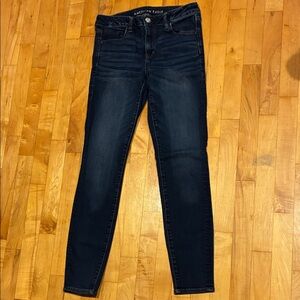 American Eagle Outfitters Women's Deep Indigo Jeggings